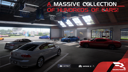 Racing Master massive car collection garage with hundreds of unlocked supercars and sports cars